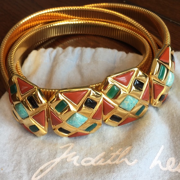 Judith Leiber Accessories - Vintage Judith Leiber authentic serpentine belt